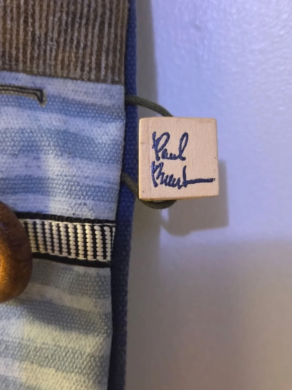 Yacht Club Canvas Duffel Bag - Blue & Olive